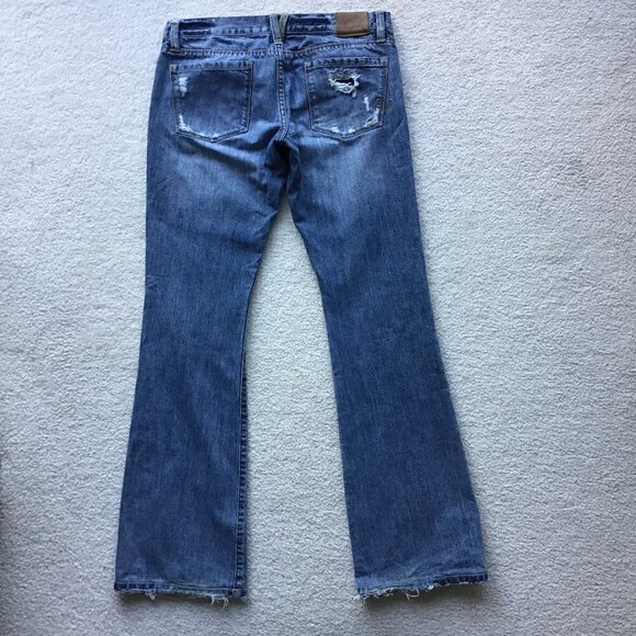 FOX DENIM BRILLIANT BLUE JEANS BOOT CUT J3 - Picture 1 of 9